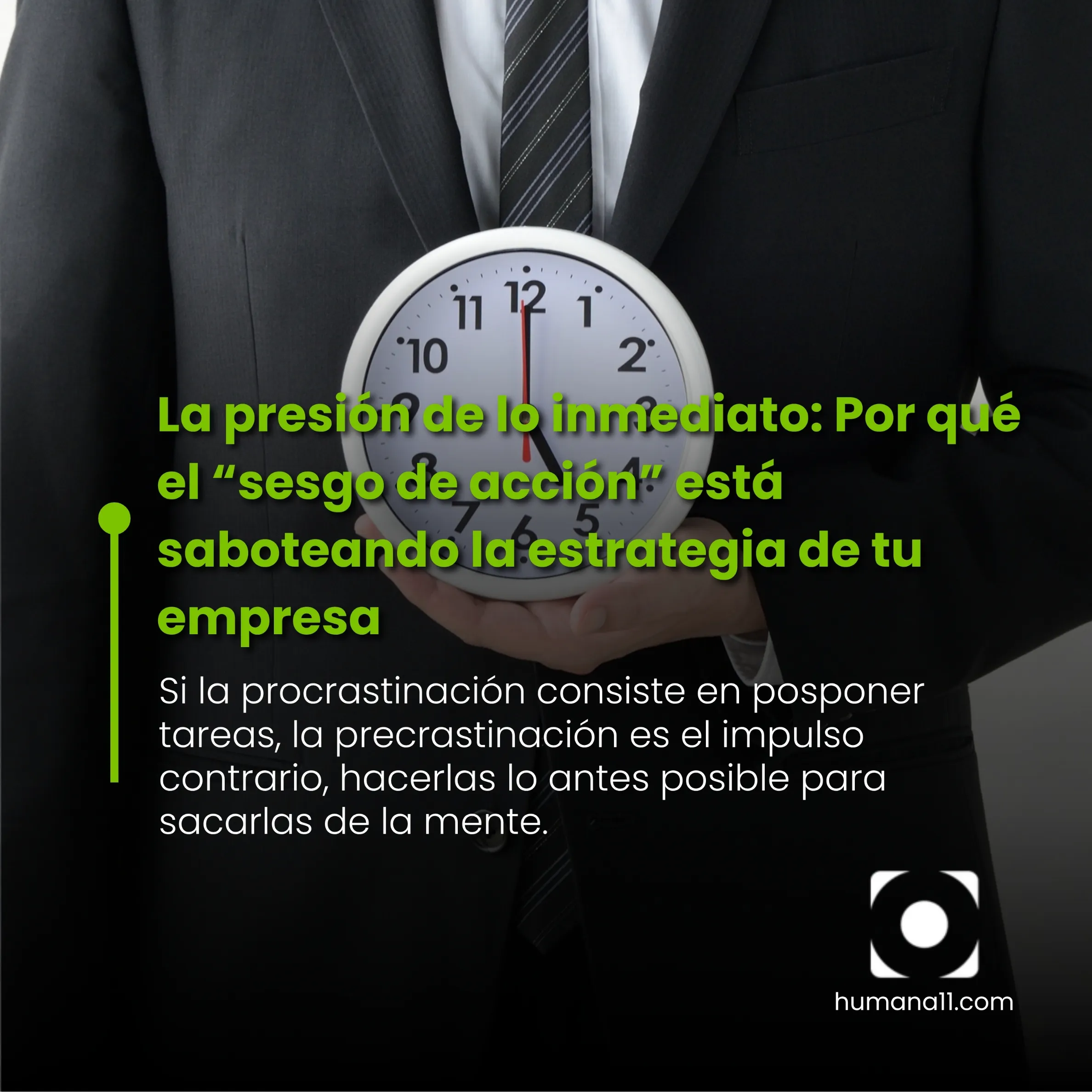 La presión de lo inmediato: Por qué el “sesgo de acción” está saboteando la estrategia de tu empresa